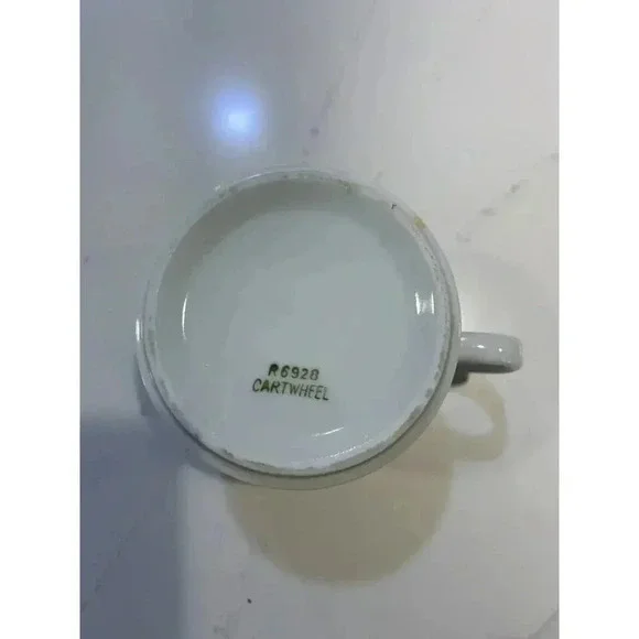 Vintage Cartwheel Coffee Cup of Sunshine Colorful Ceramic Mug Coffee/Tea - Picture 6 of 7